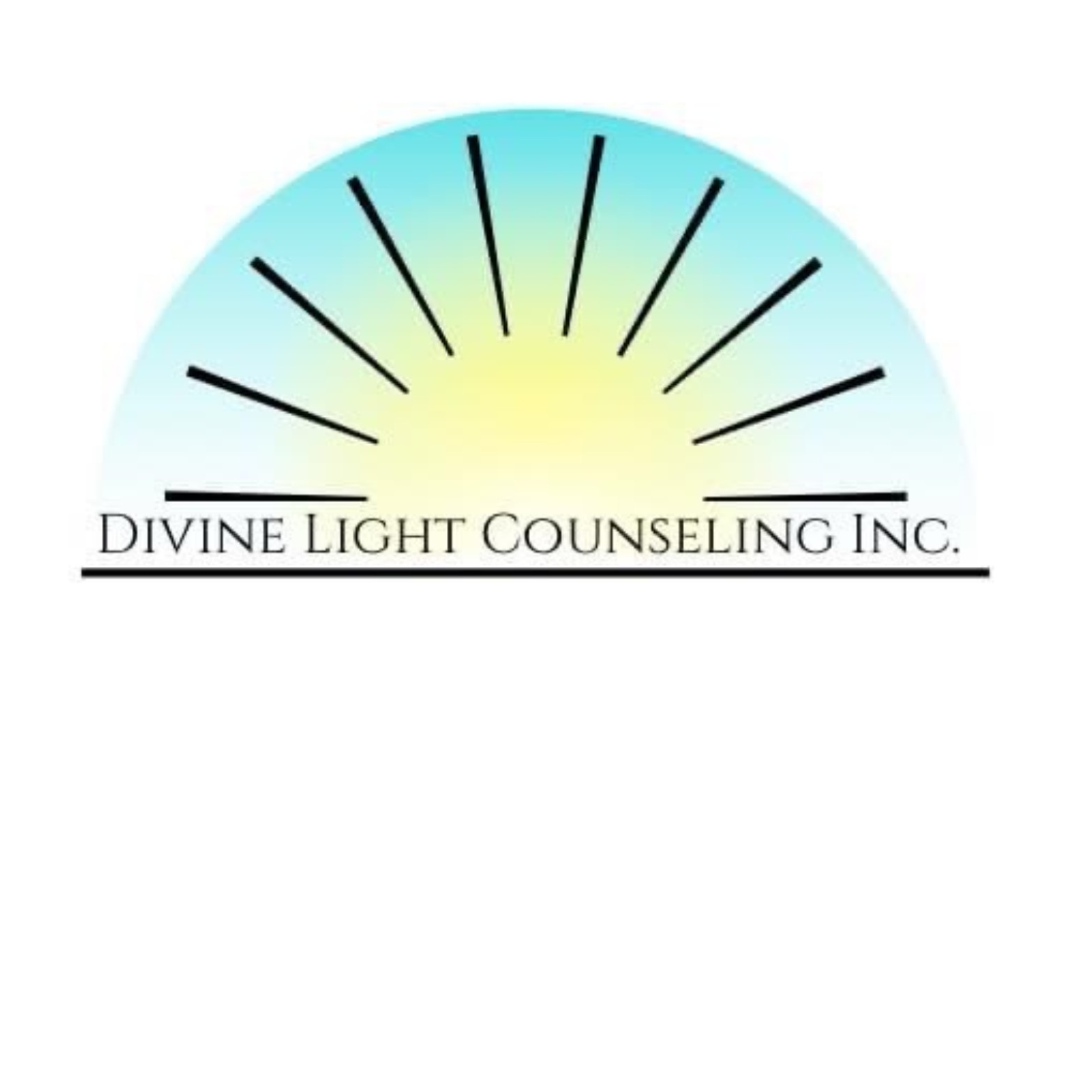 Divine Light Counseling sunburst logo